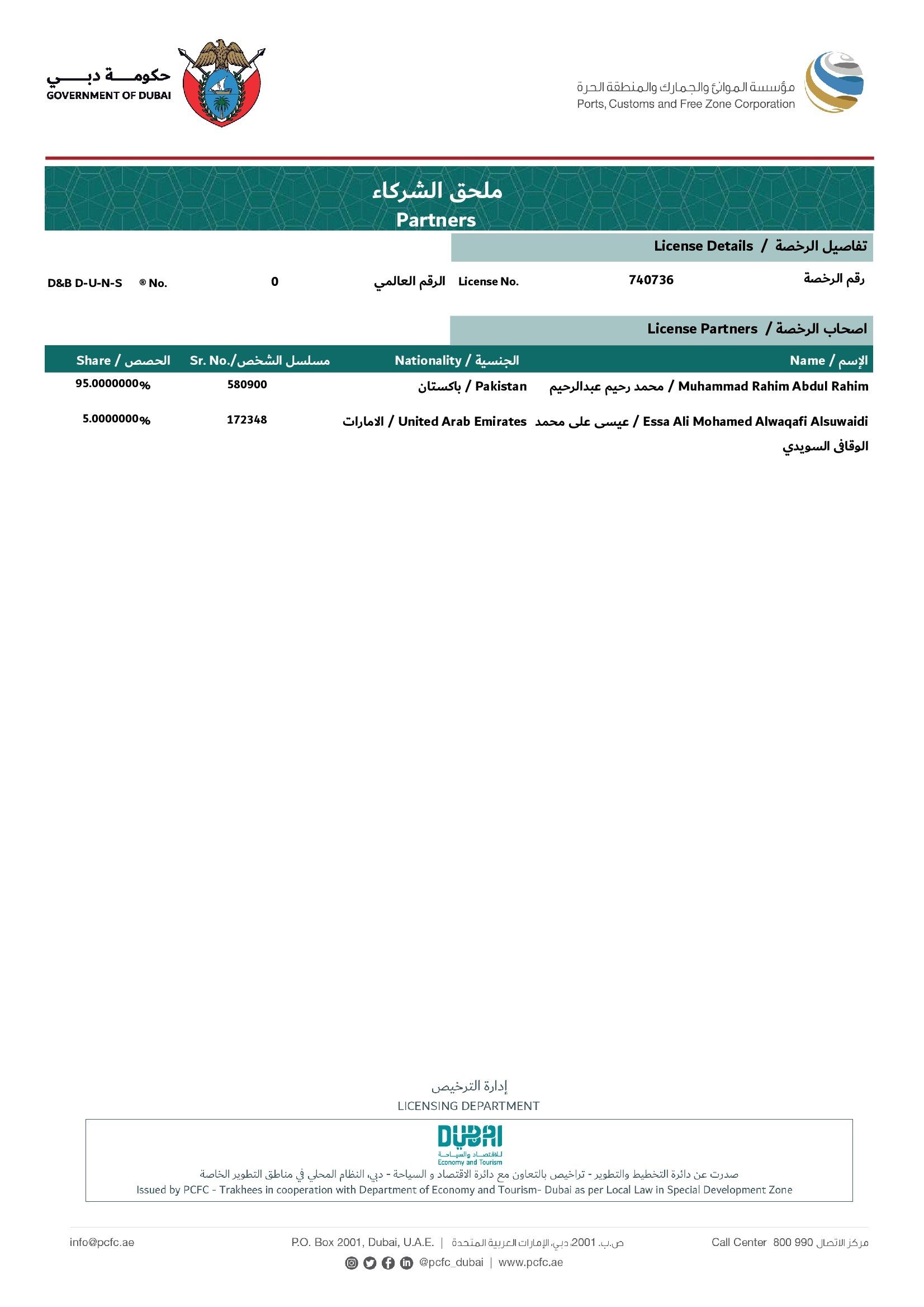 trade licence