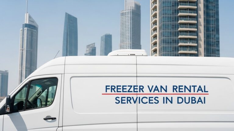 Freezer Van Rental Services in Dubai