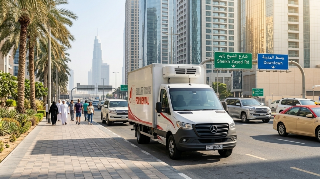 Moving Vans Rent Ajman