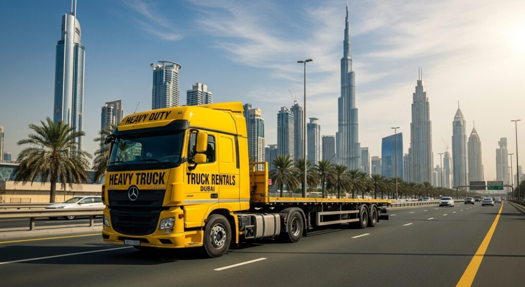 Heavy Duty Truck Rentals in Dubai