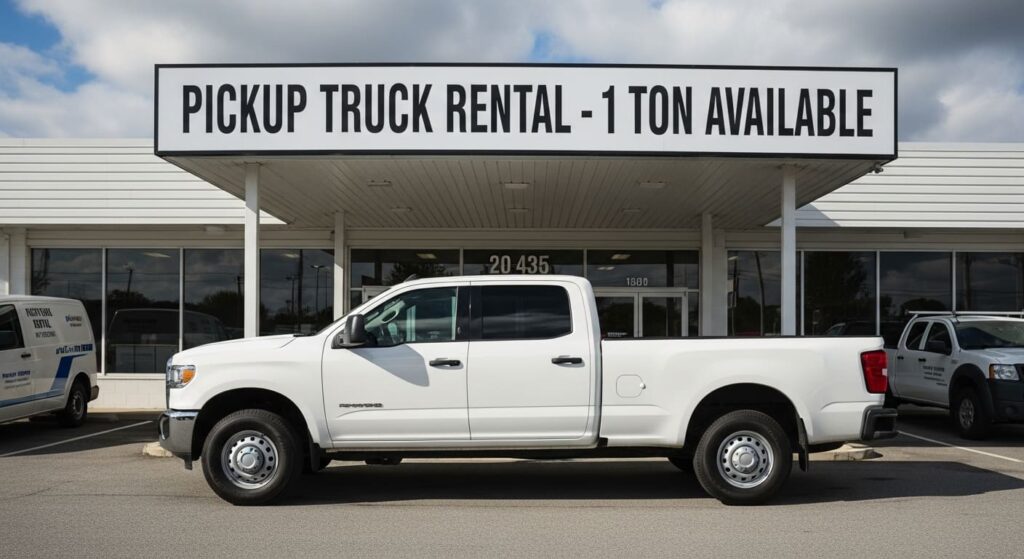 1 Ton Pickup Truck Rental