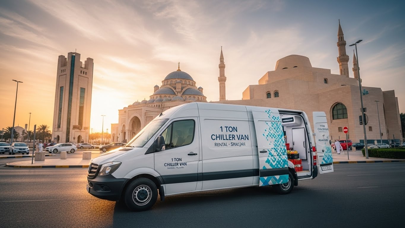 1 Ton Chiller Van Rental in Sharjah