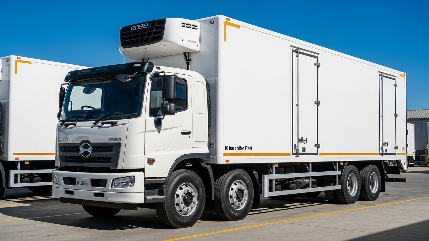 10 Ton Chiller Truck Rental Service