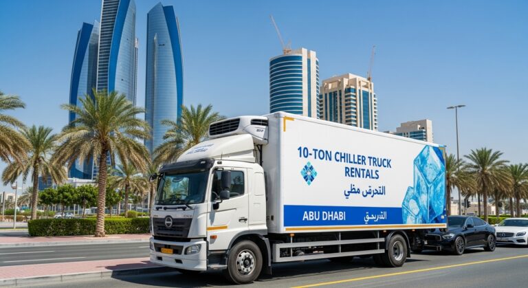 10-Ton Chiller Truck Rental Abu Dhabi