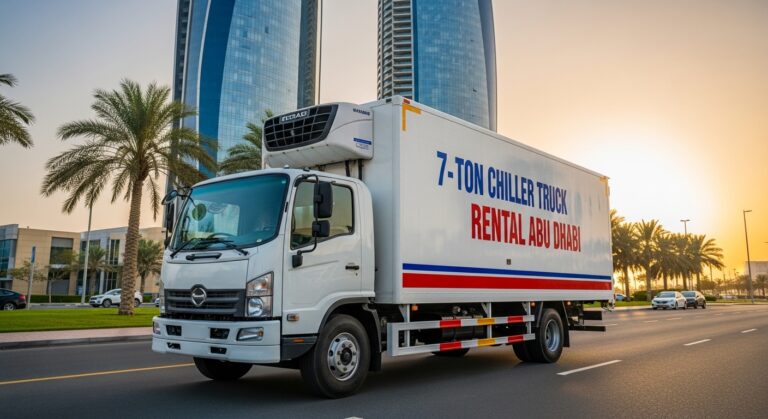 7-Ton Chiller Truck Rental Abu Dhabi