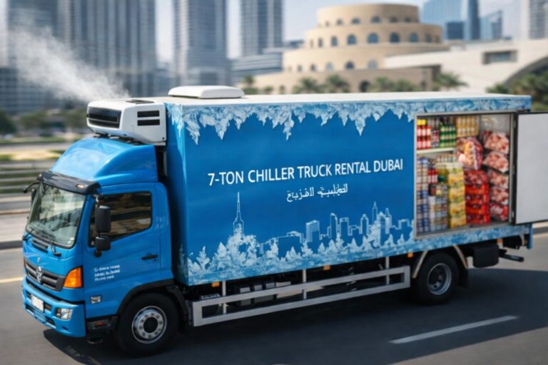 7-Ton Chiller Truck Rentals in Dubai