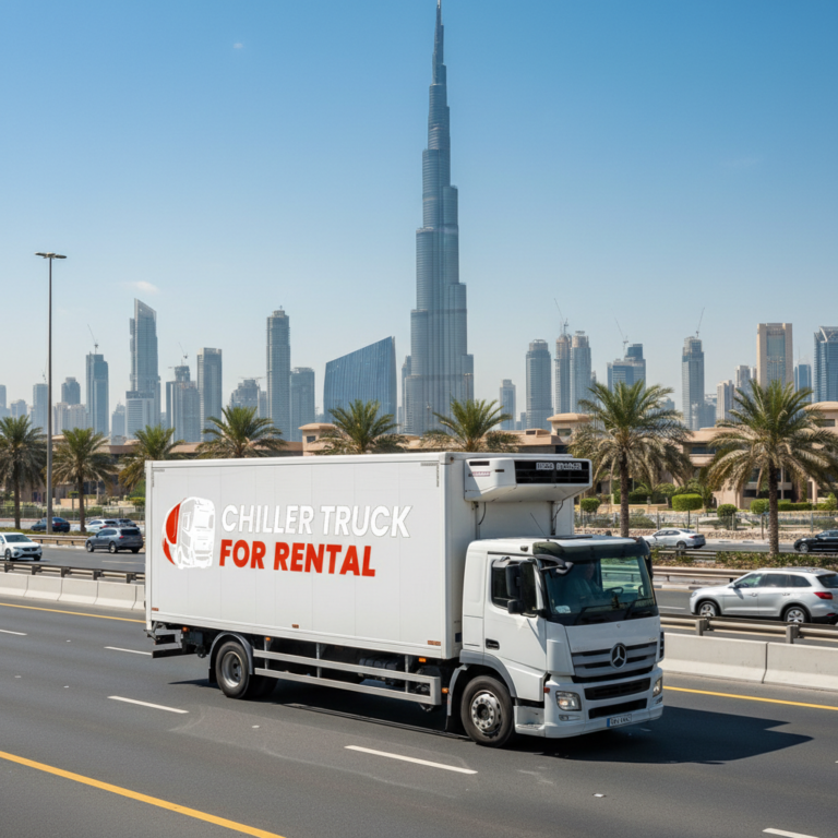 Ice cream truck in Dubai