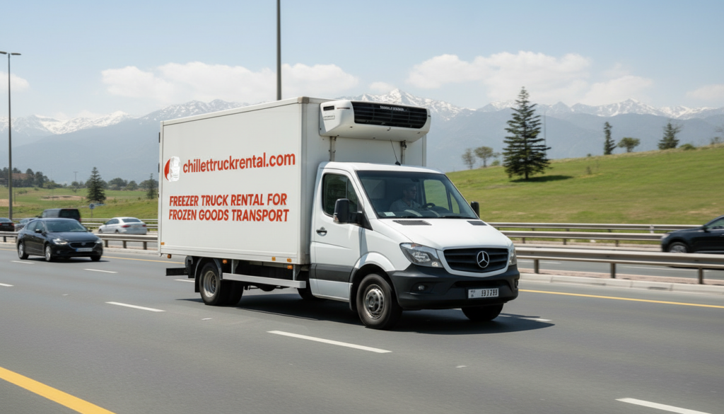 Freezer Truck Rental for Frozen Goods Transport