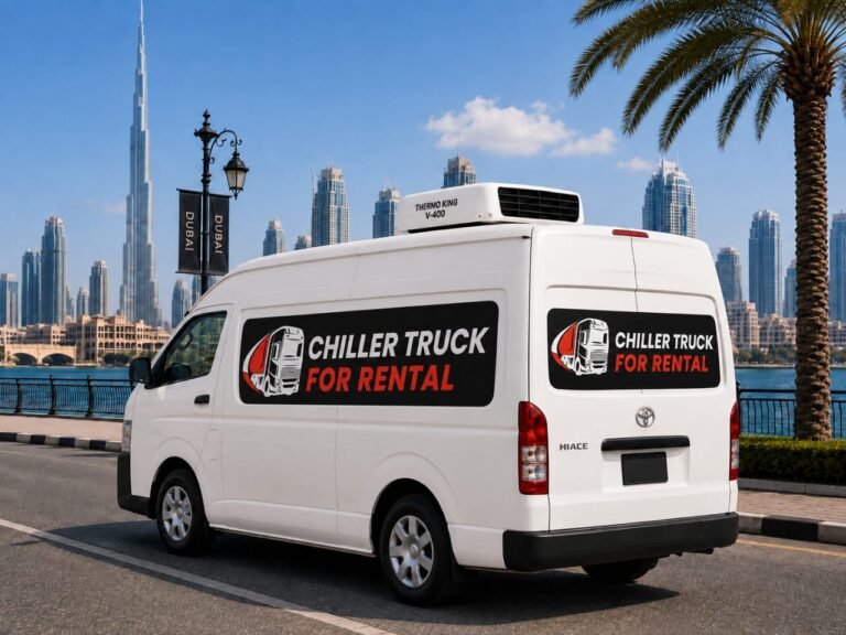 freezer van rental in Dubai